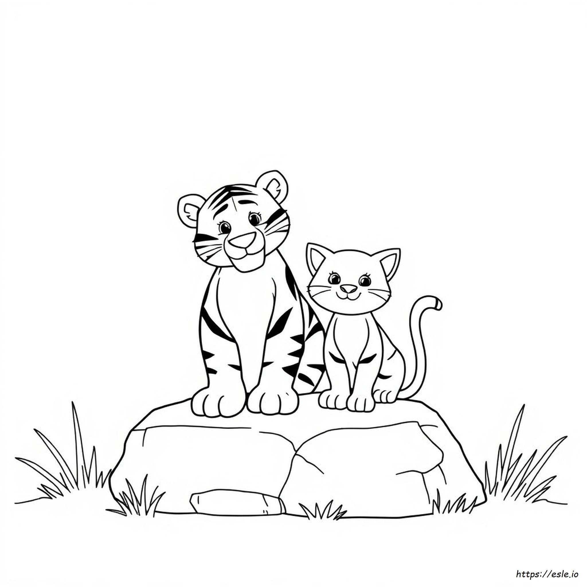 Katerina Daniel Tiger Coloring Pages