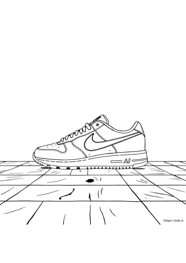 Nike Schuhe Ausmalbilder Zum Ausdrucken
