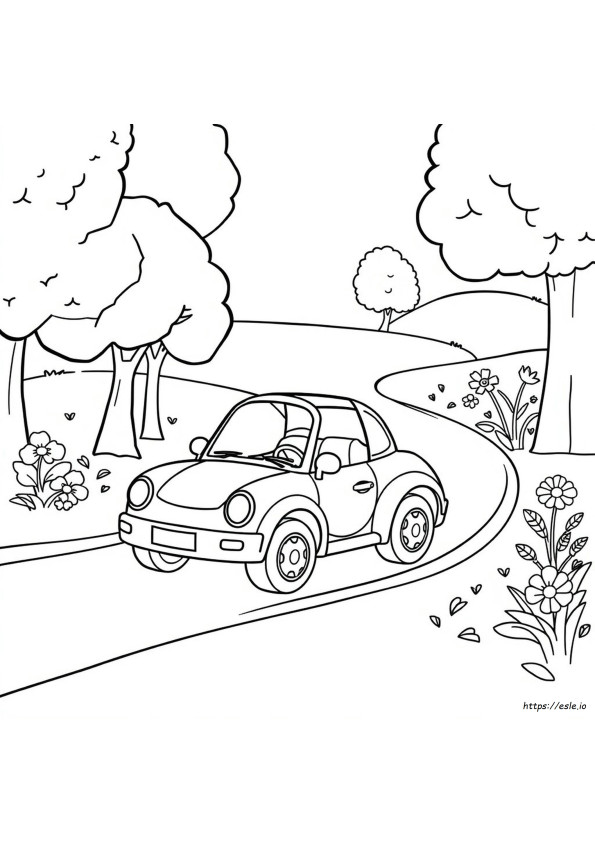 Speelgoedautos Kleurplaten