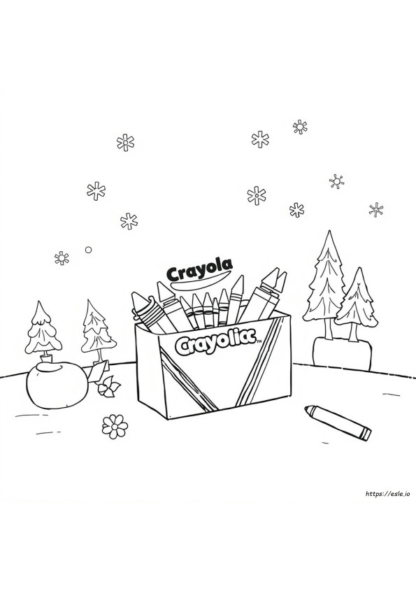 Februári Színező Oldalak Crayola