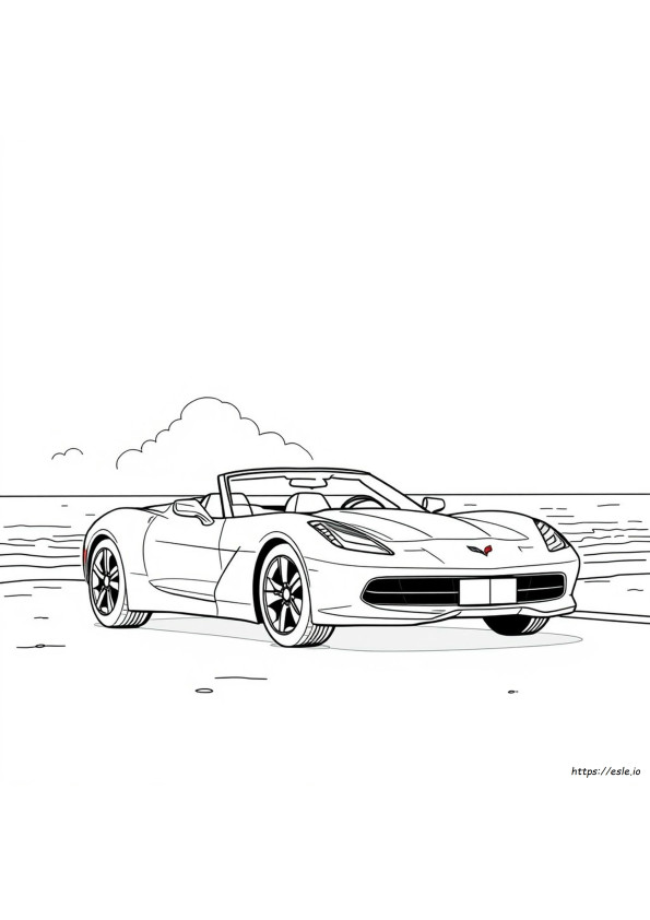 Corvette: Desenhos Para Colorir