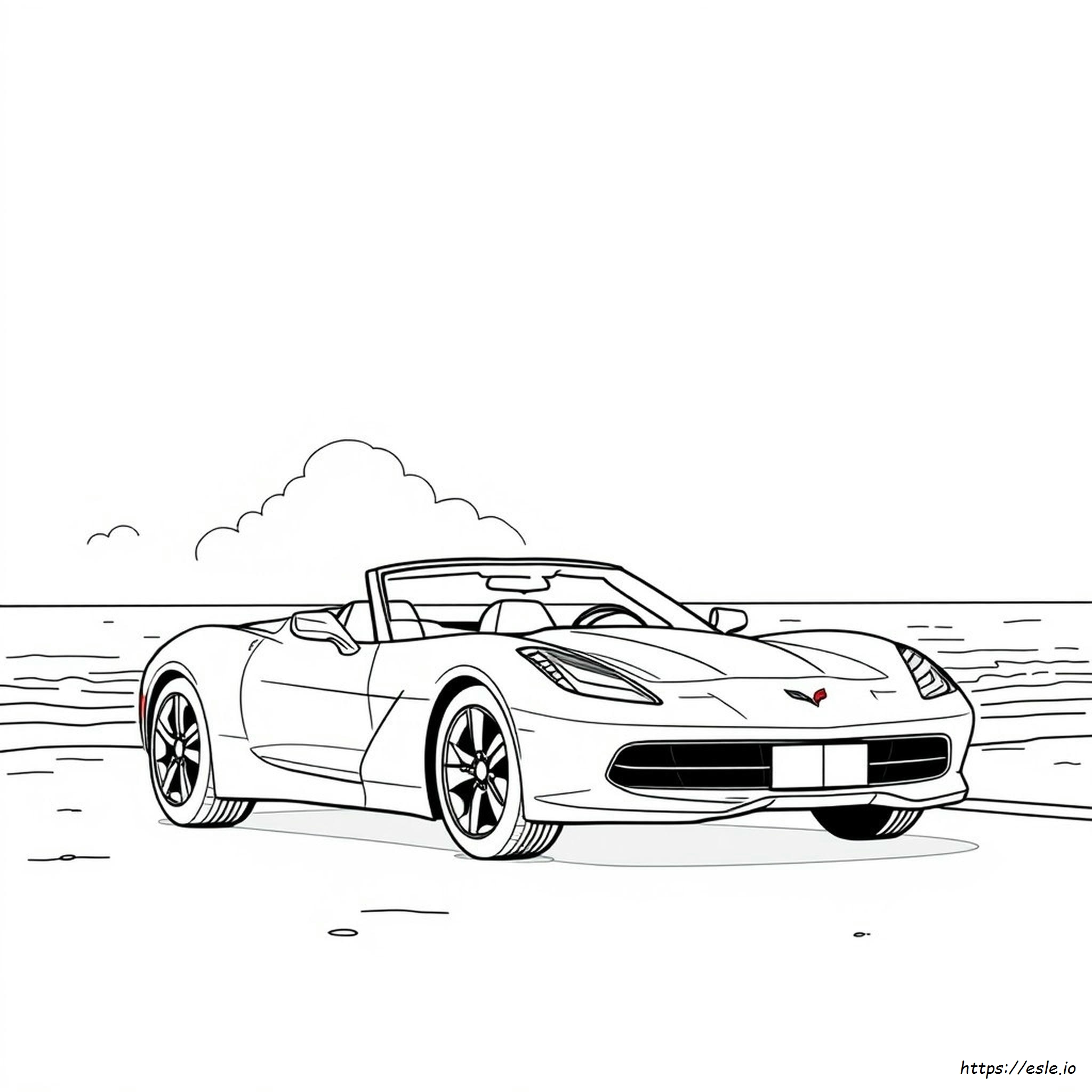 Corvette Coloring Pictures