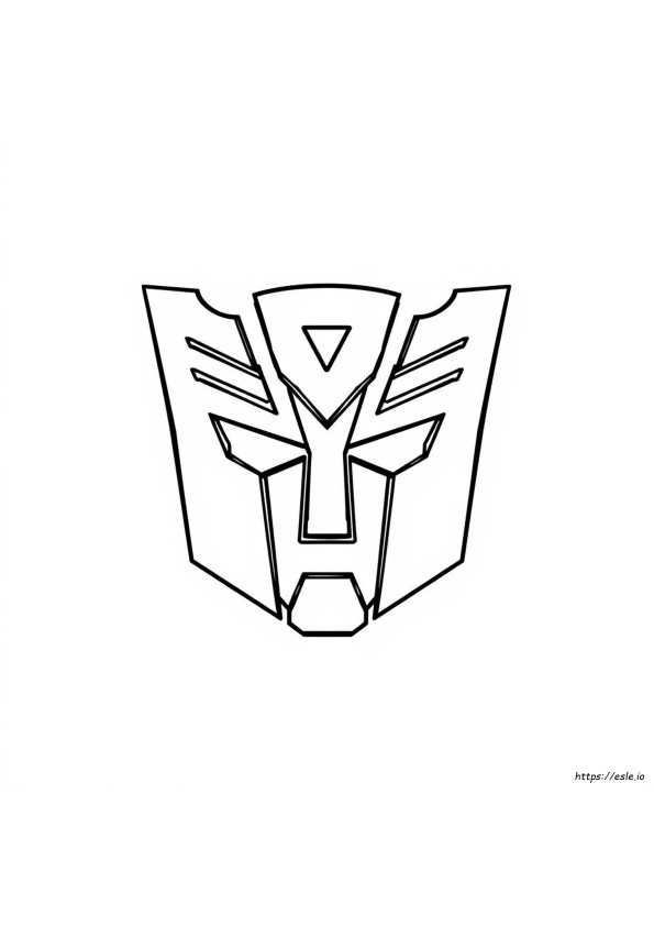 Printable Transformers Logo Coloring Pages