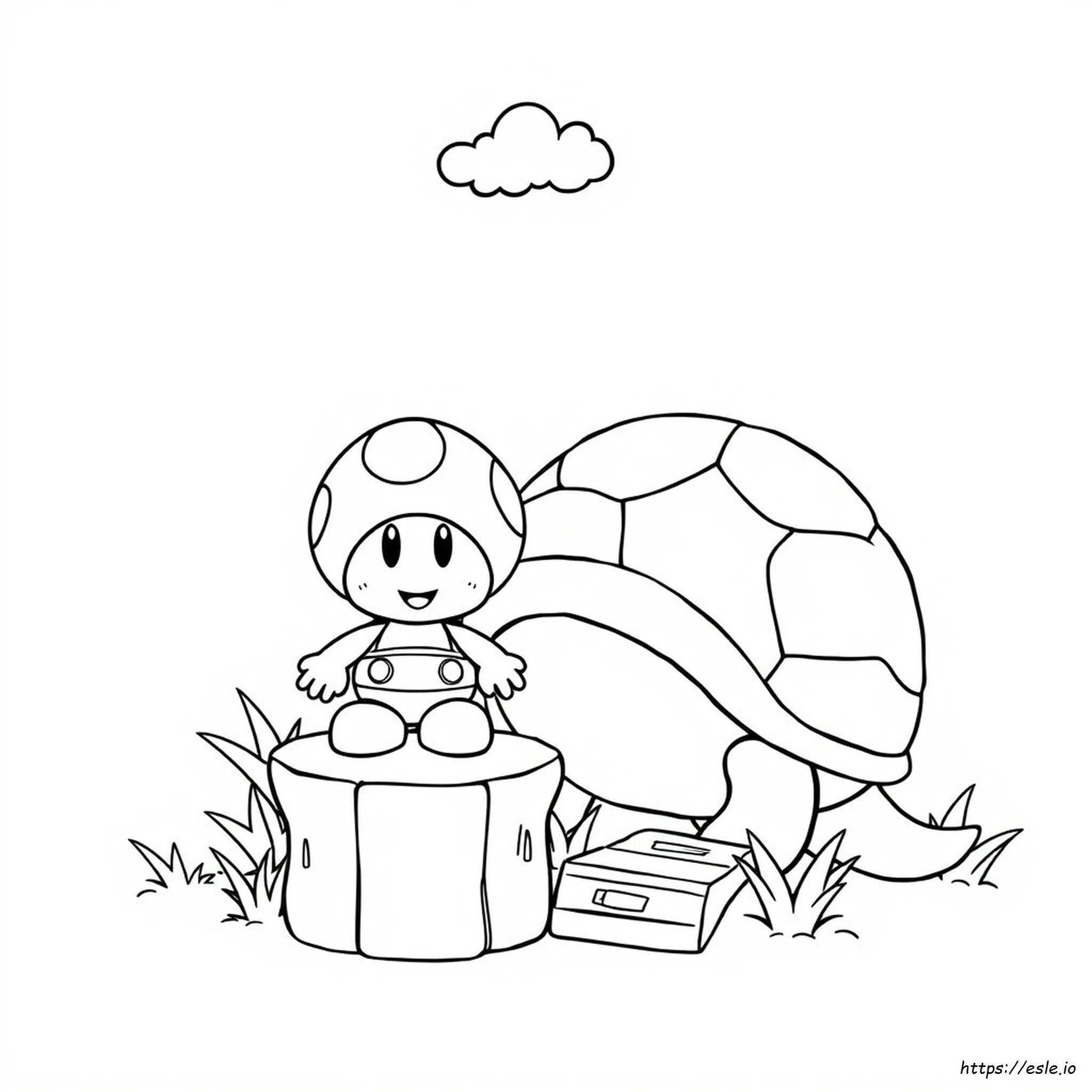 Goomba Mario Gambar Mewarnai