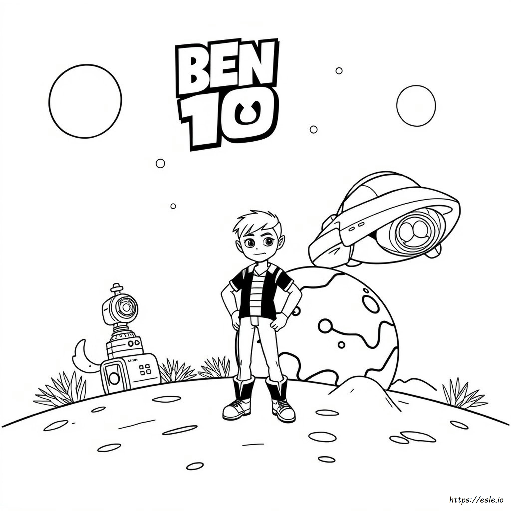 Ben 10 Gambar Mewarnai - Gratis untuk Dicetak