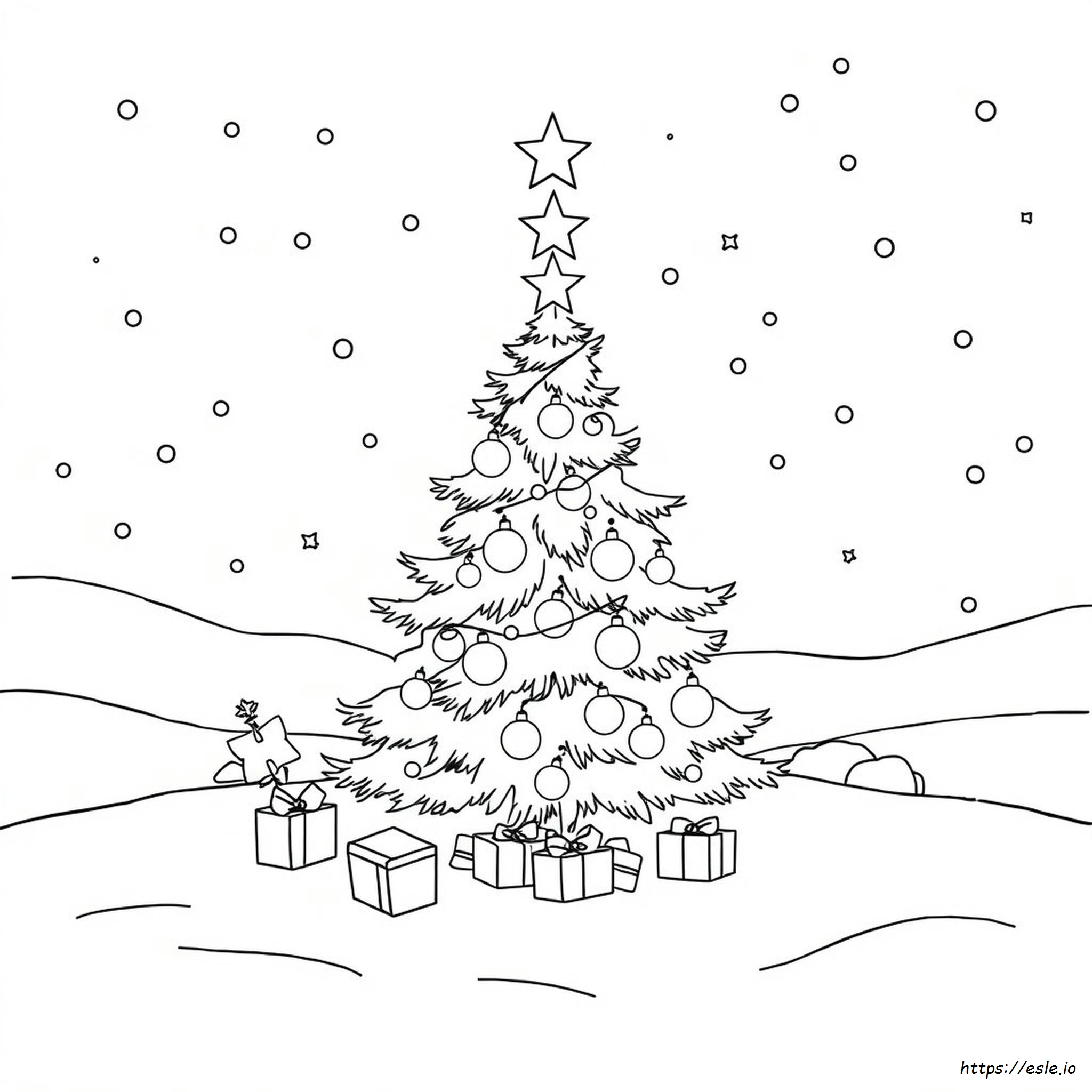 クリスマスのぬりえ 無料