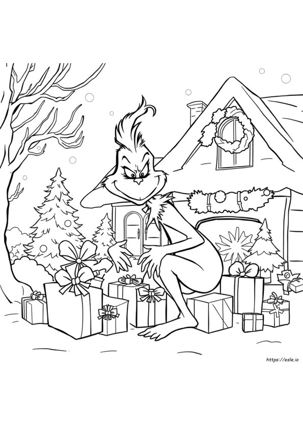 Grinch Christmas Coloring Book