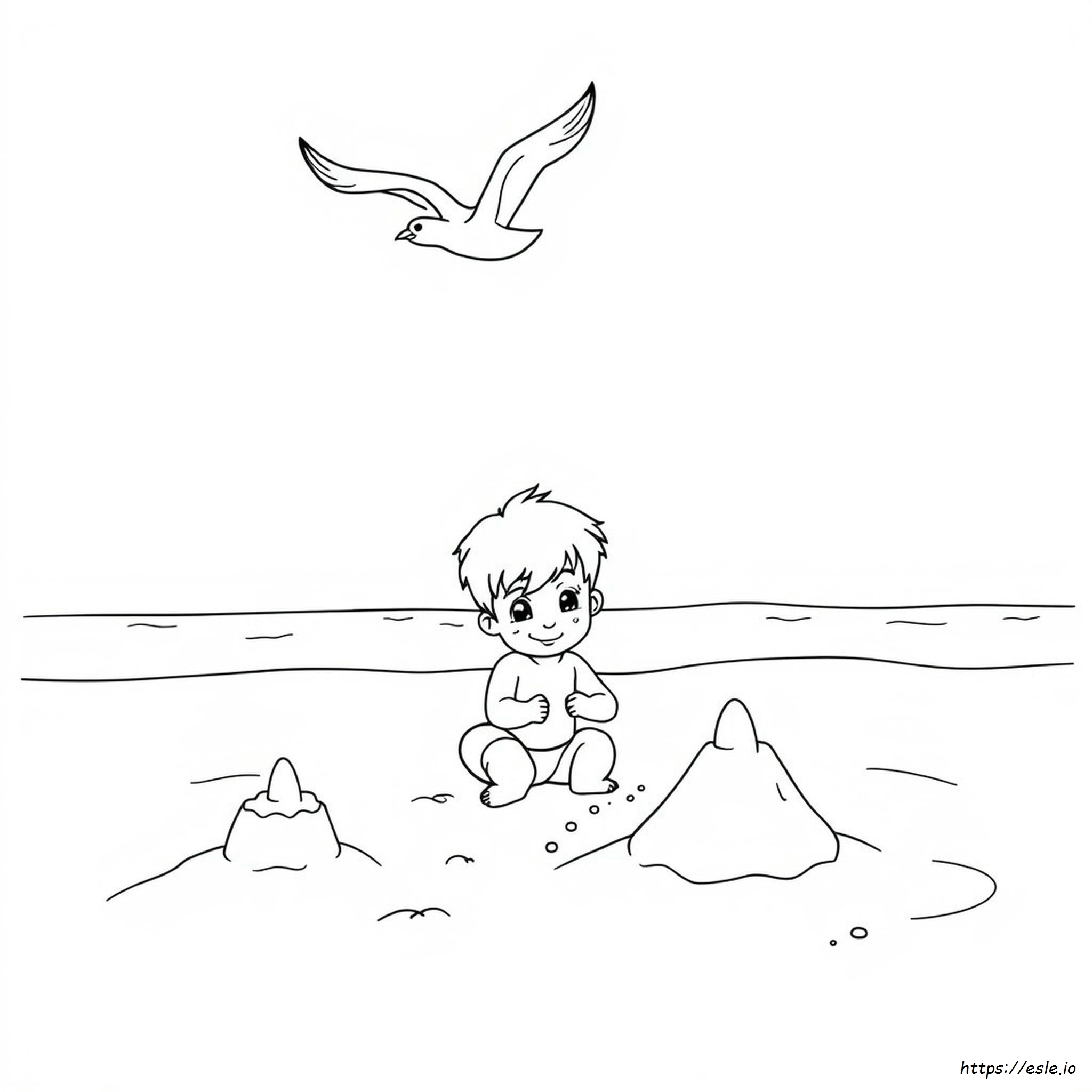 Disegno Estivo Da Colorare - Gratis Da Stampare