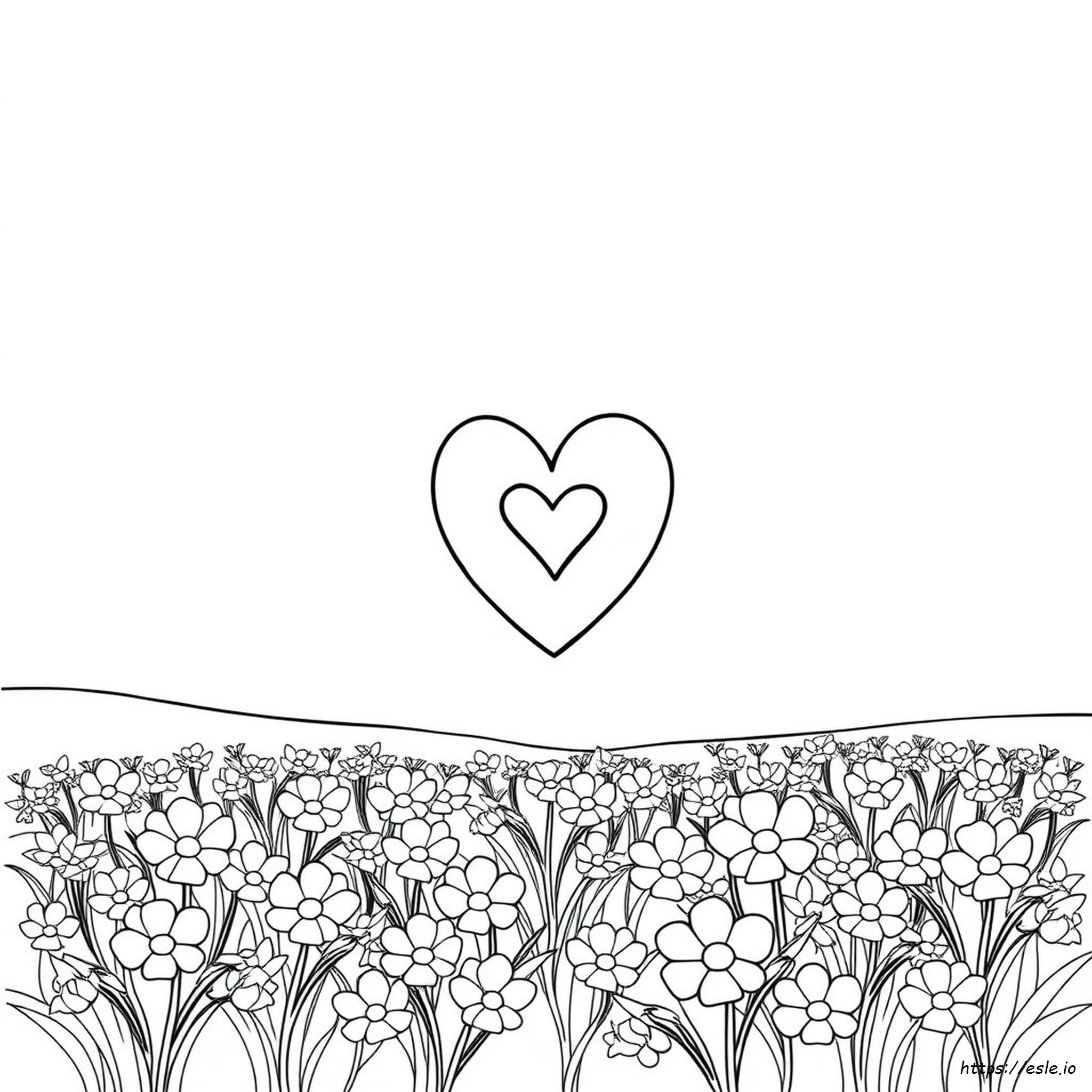 Immaculate Heart Coloring Page - Free Printable