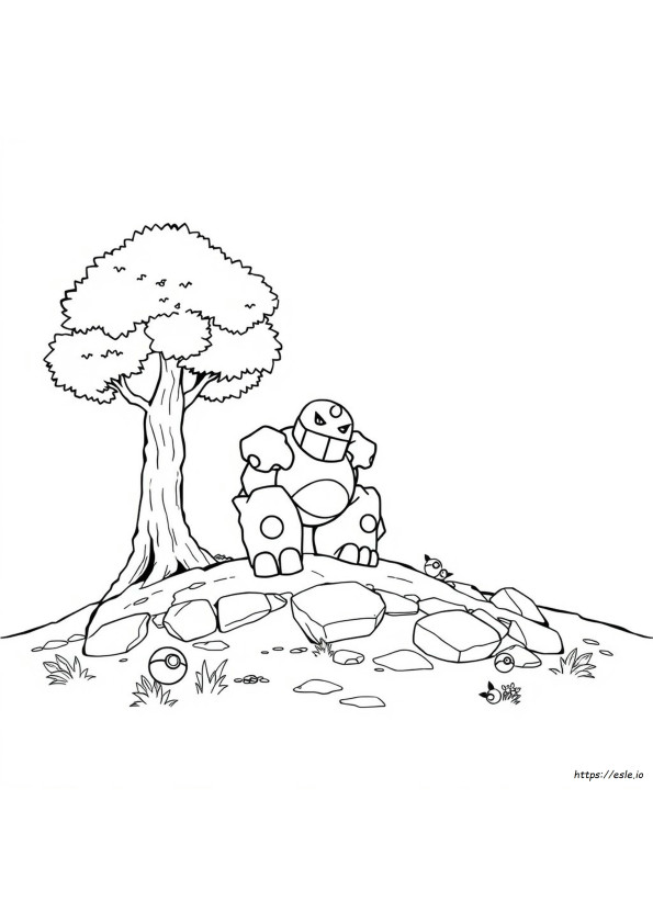 Golem Pokemon Da Colorare