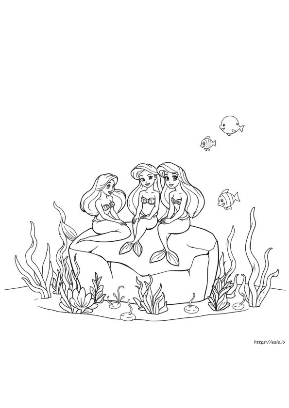 The Little Mermaid Coloring Pages