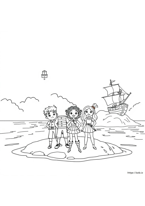 Disney Descendants Colouring Pages