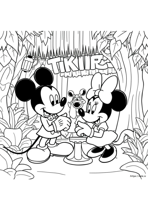 Disney Mystery Coloring Book