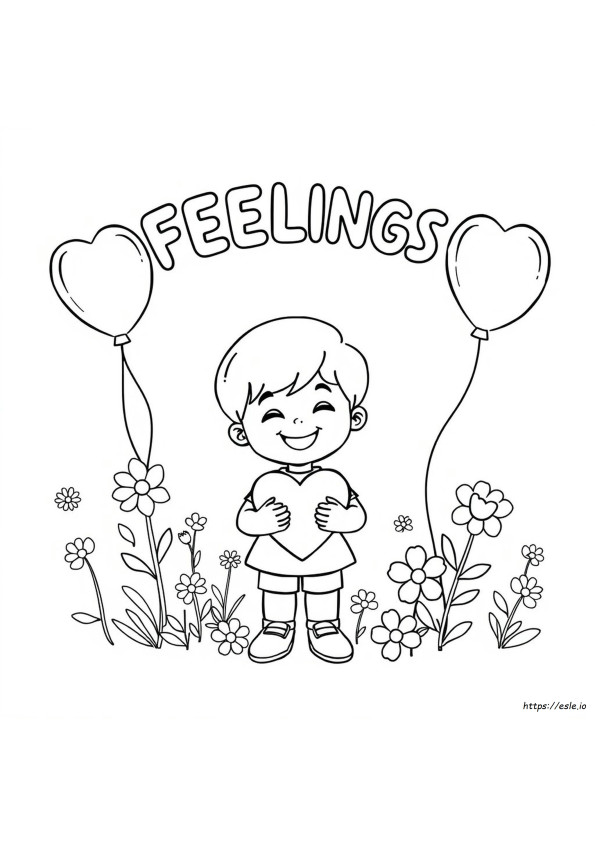 Feelings Coloring Pages Printable Free