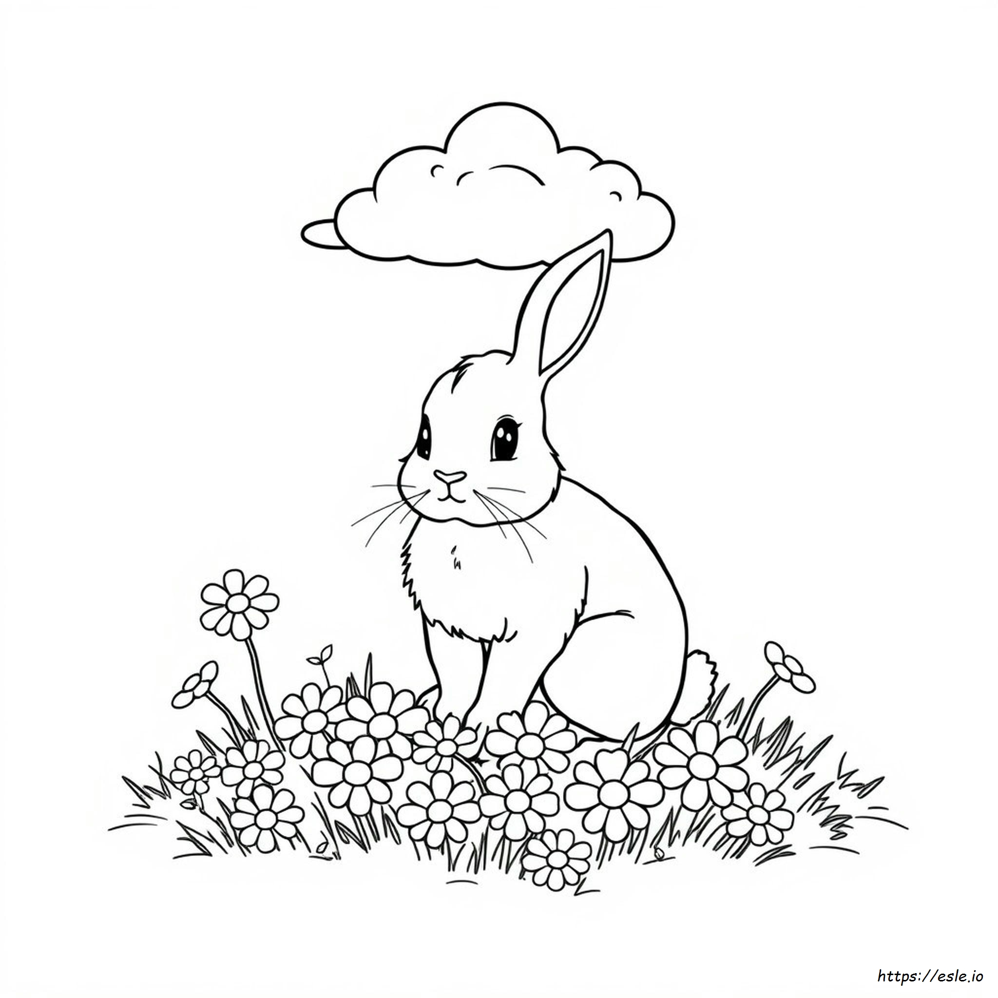 Lop Eared Bunny Coloring Pages