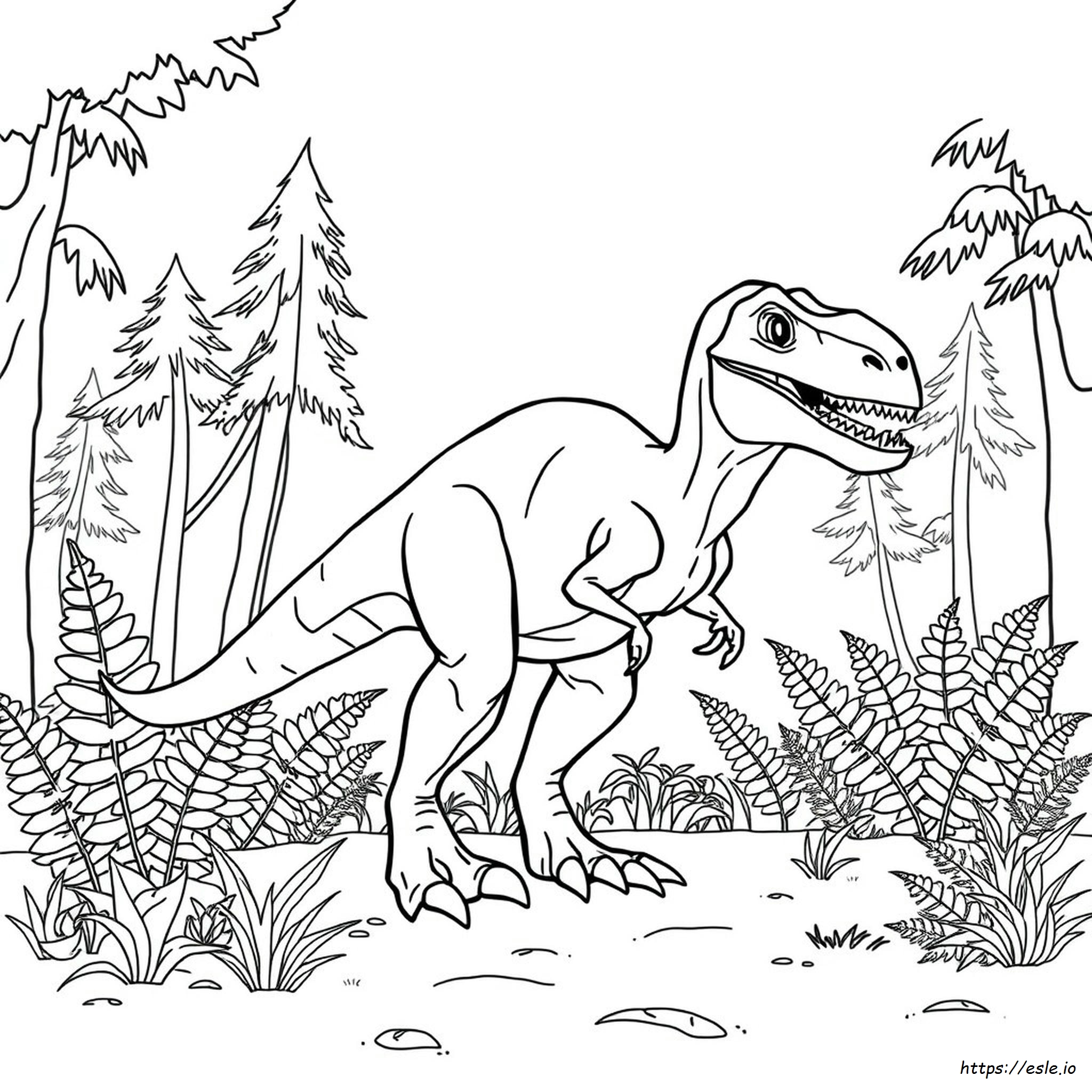 Raptor Colouring In