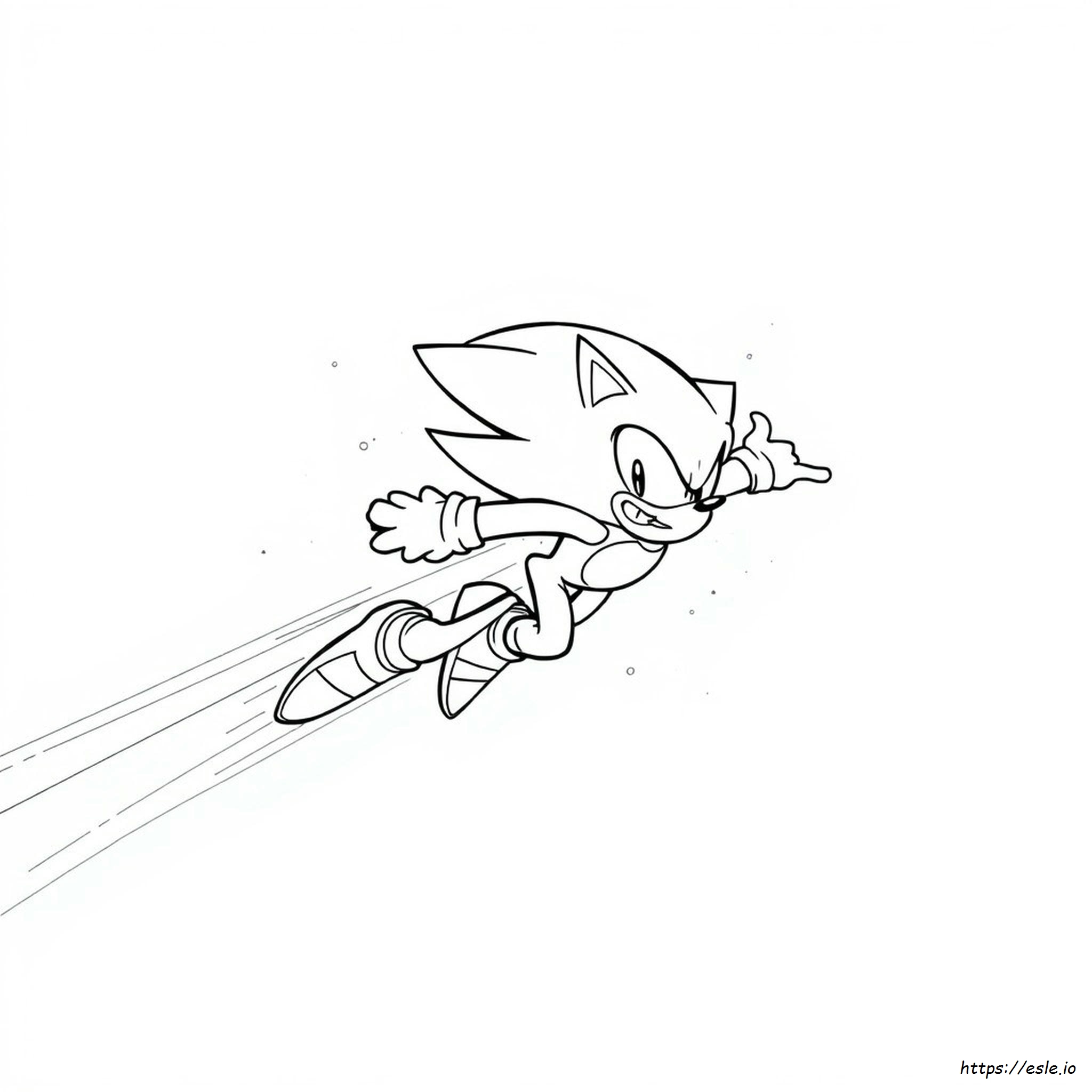 Super Sonic Desenhos Para Colorir