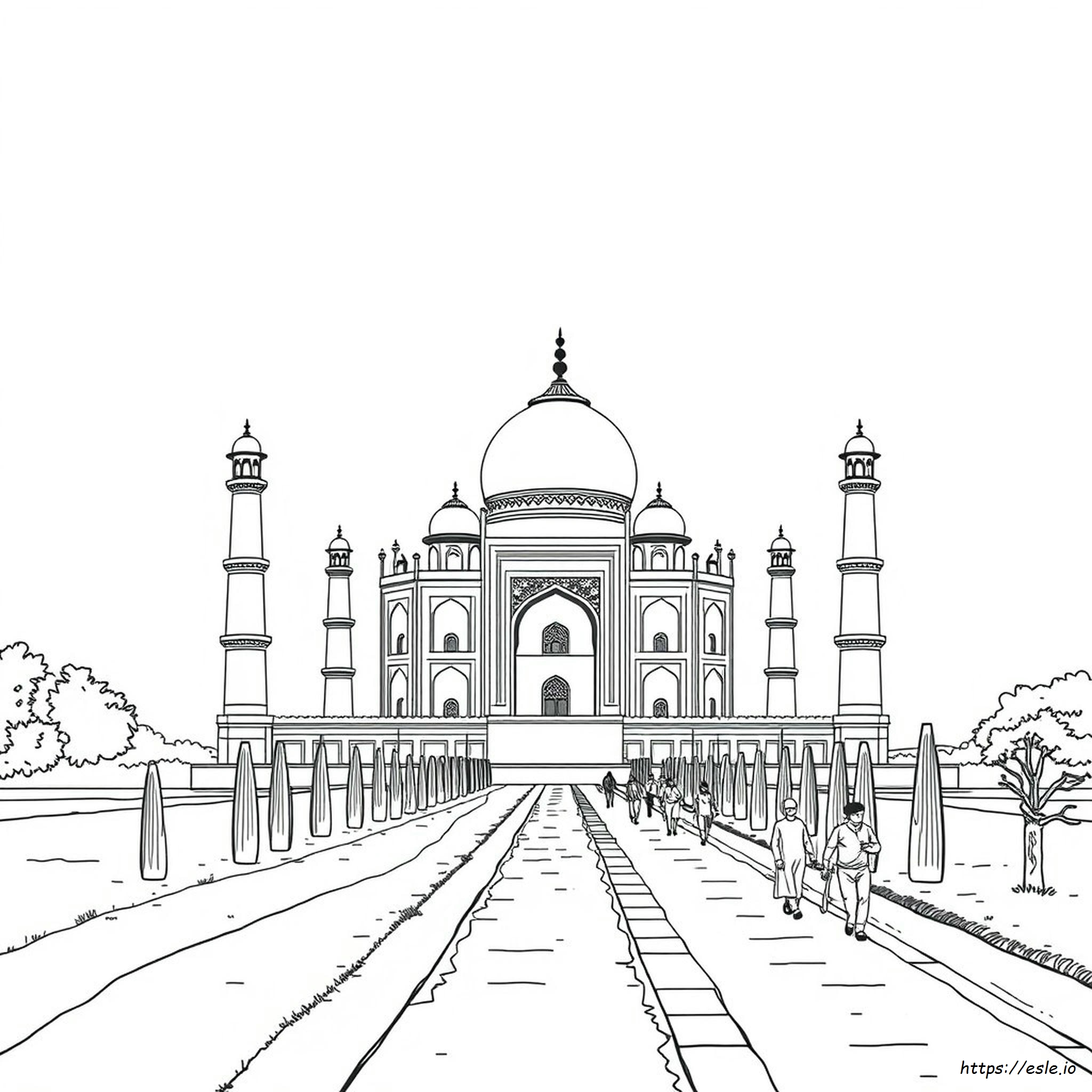 India Coloring Page Printable - Free PDF Download