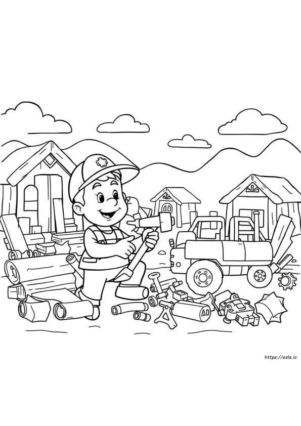 Handy Manny Coloring Pages Free
