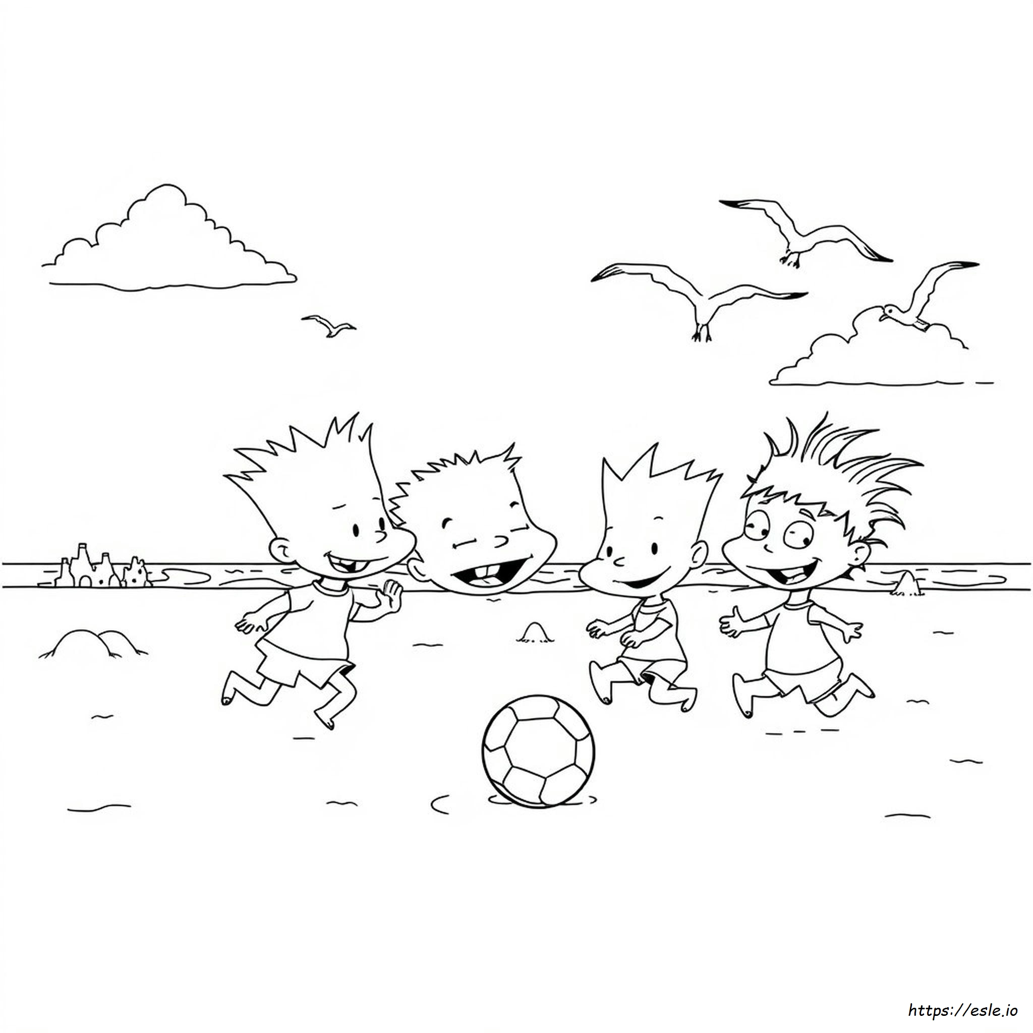 Desene De Colorat Cu Rugrats