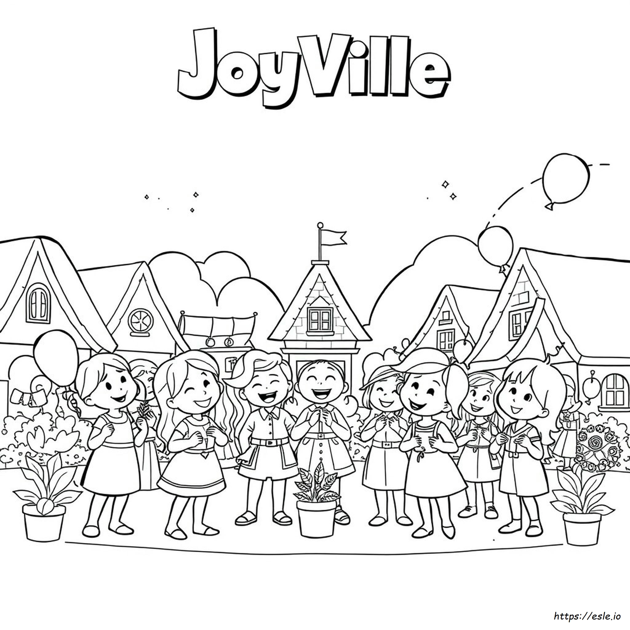 Joyville Coloring Page