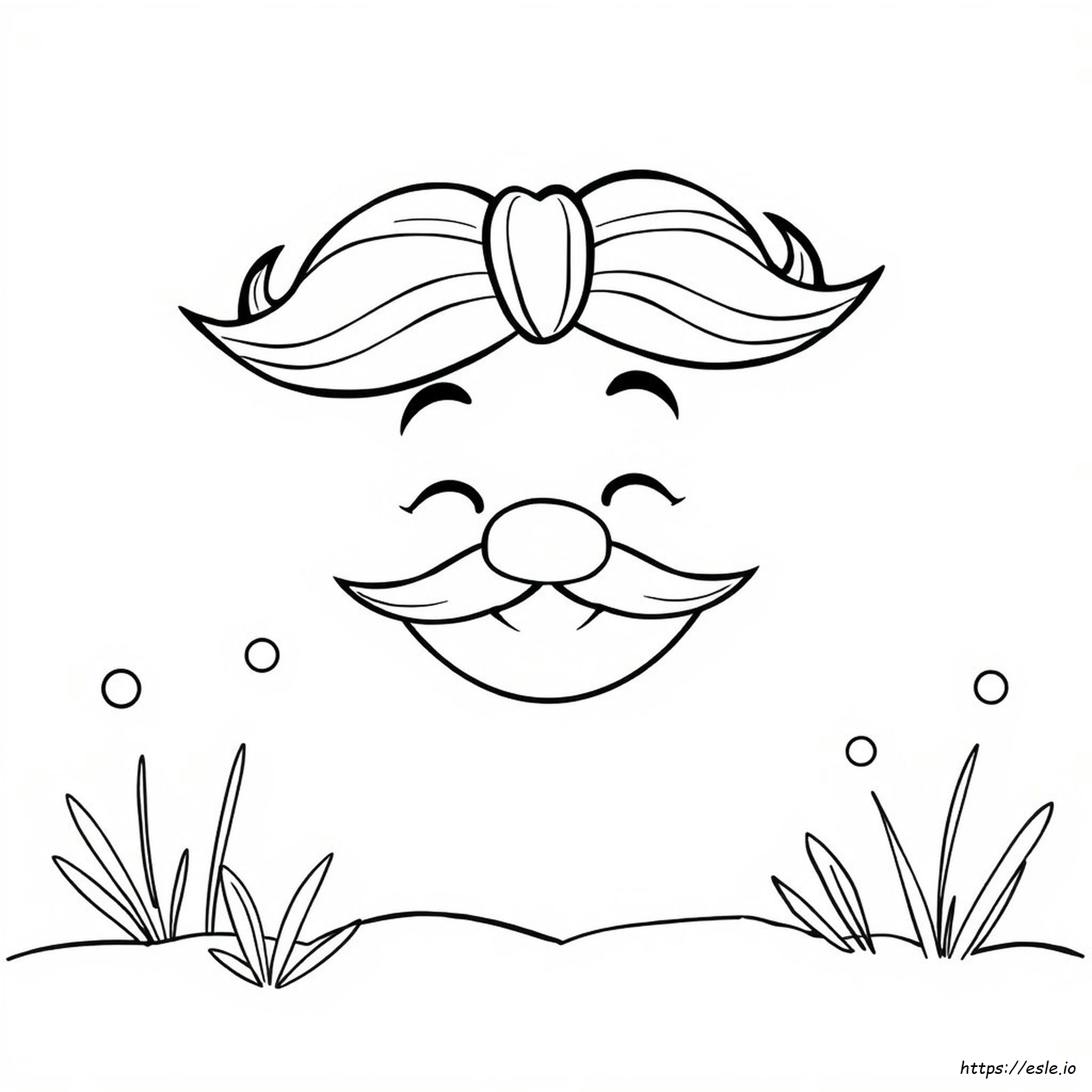 Coloriage Moustache
