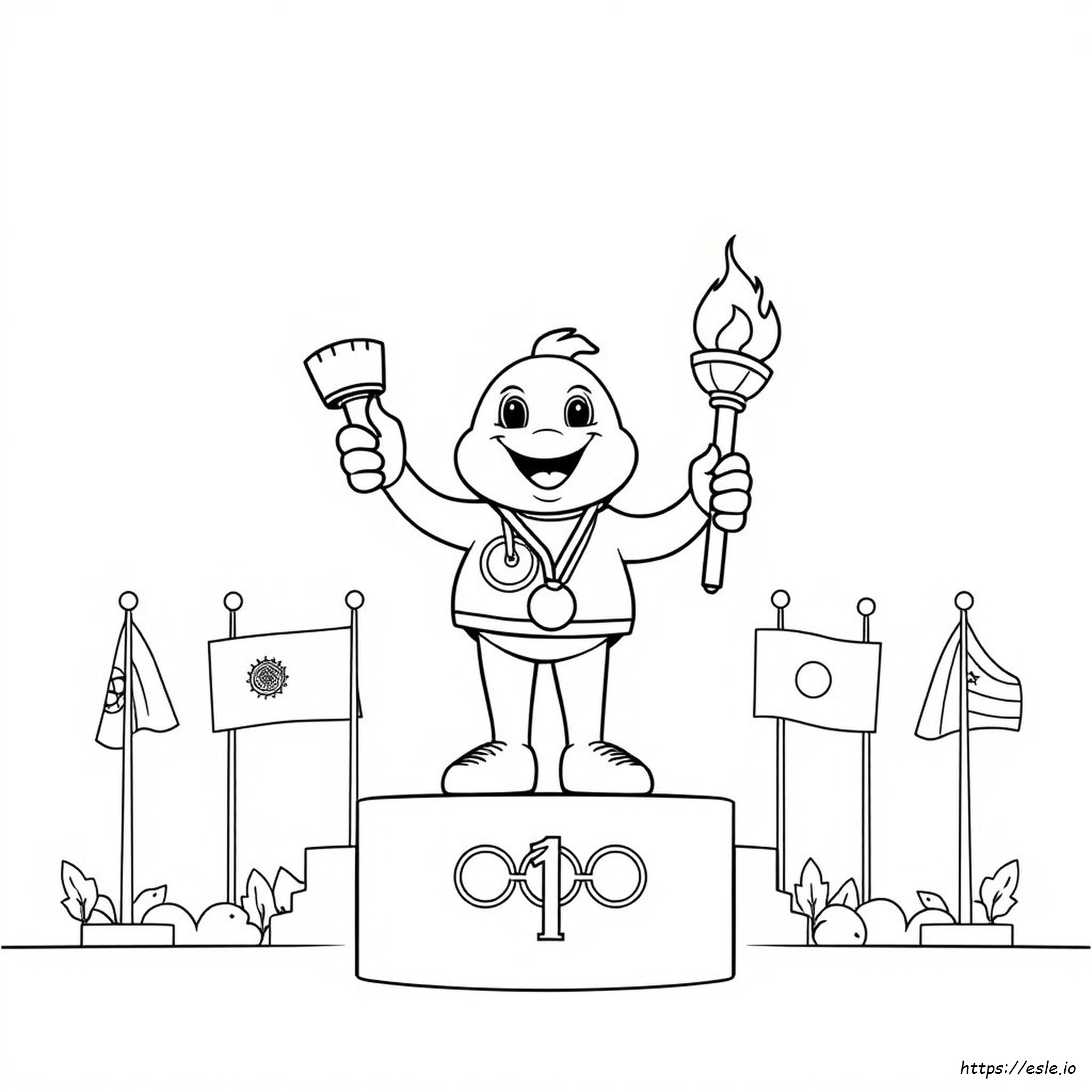 Olympic Mascot Coloring Page