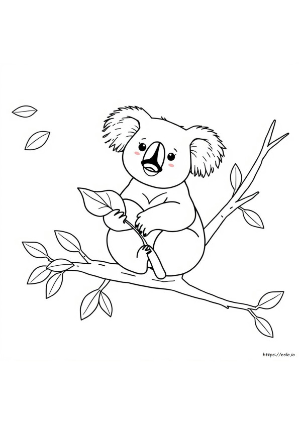 Coala Para Colorir