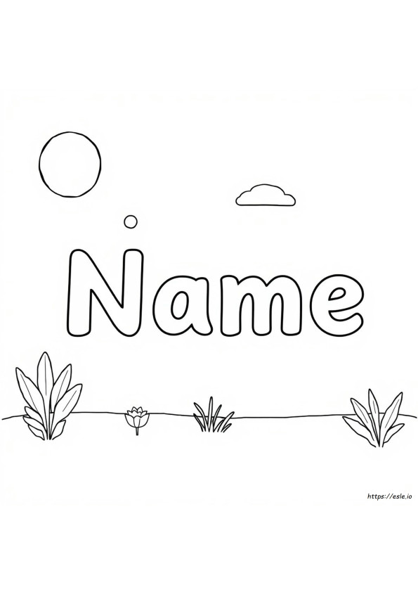 Customizable Free Personalized Name Coloring Pages For Adults