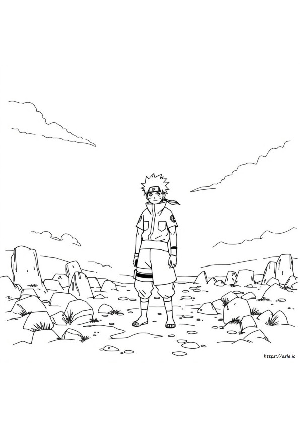 Naruto E Sasuke Para Colorir