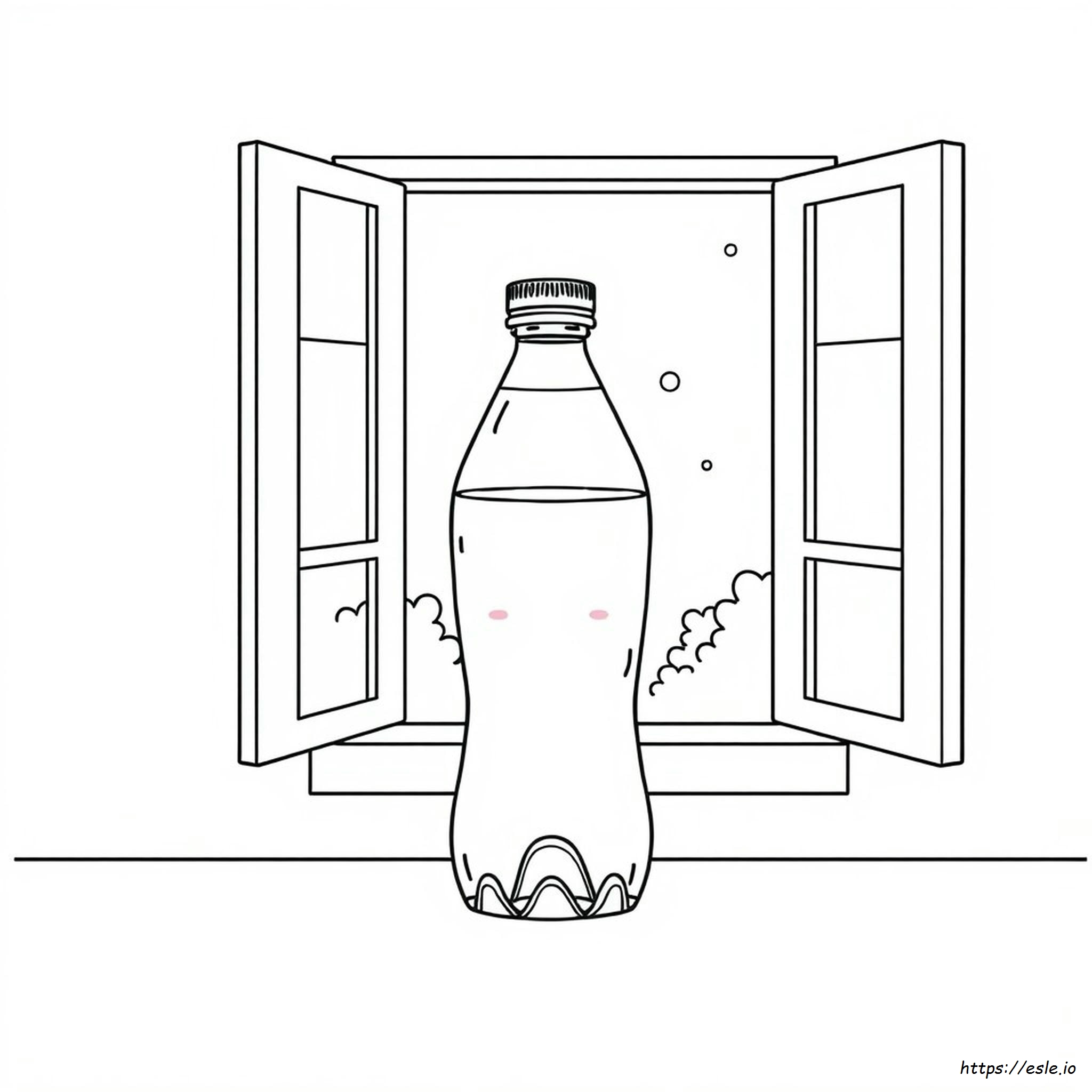 Water Bottle Coloring Page