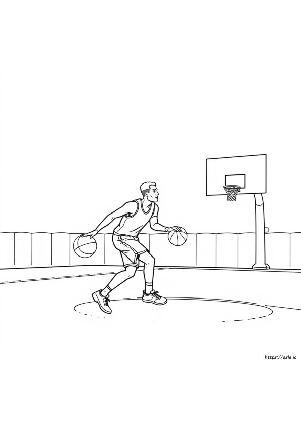 Basketball Ausmalbilder
