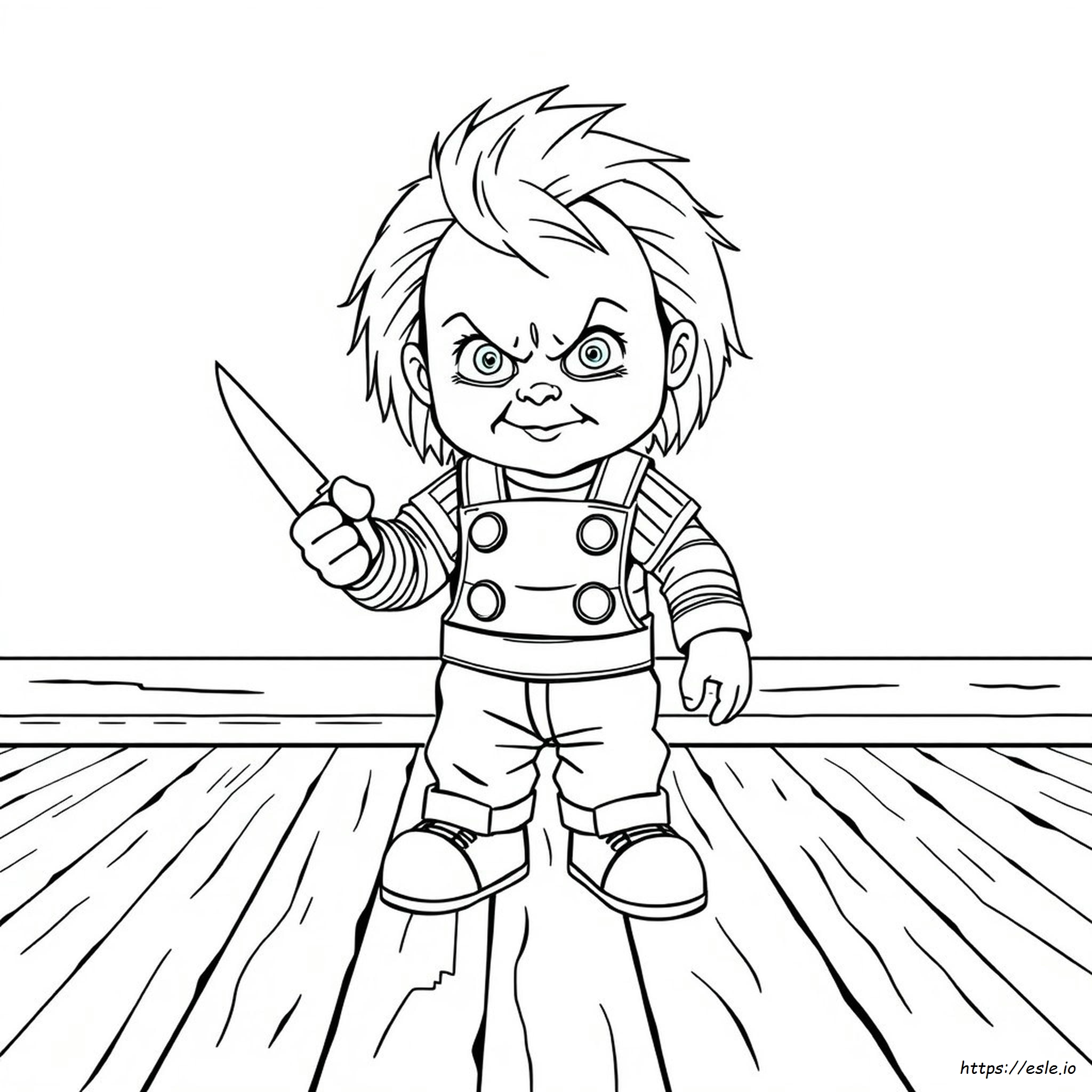 Chucky Coloring Pages To Print