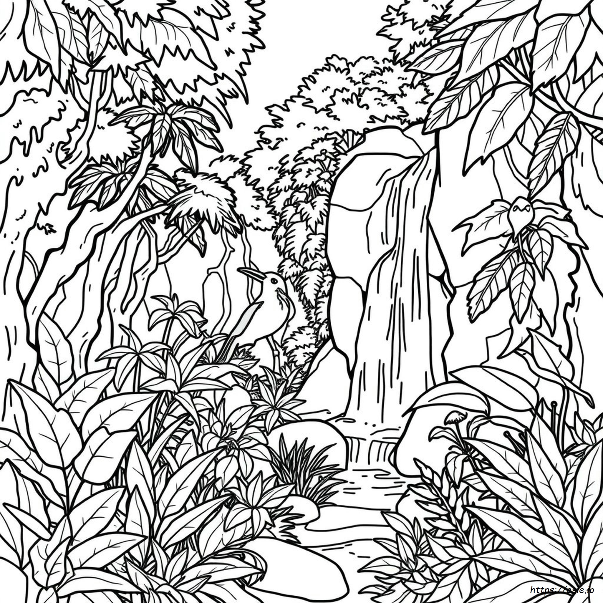 Jungle Colouring Pages Free