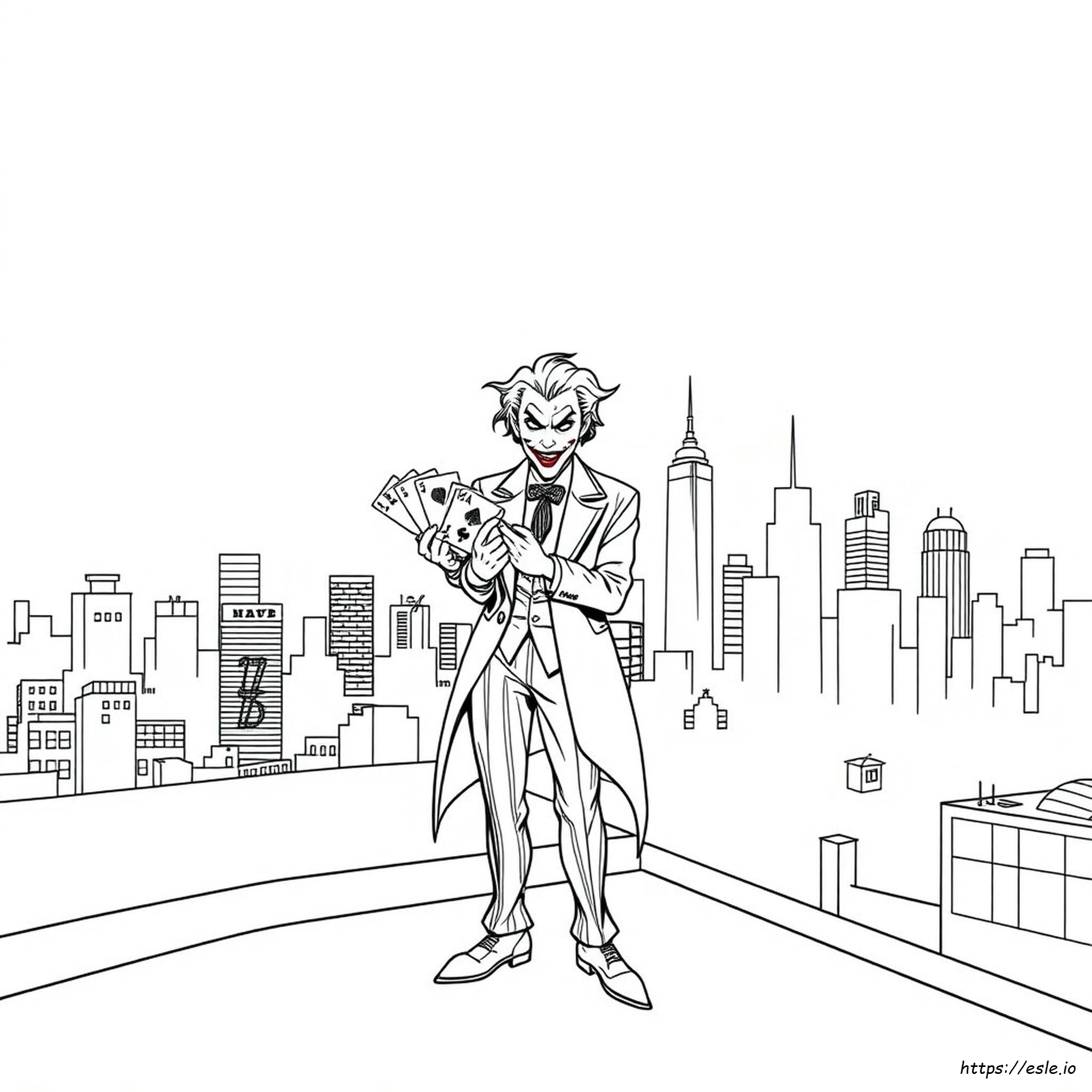 Coringa Para Colorir