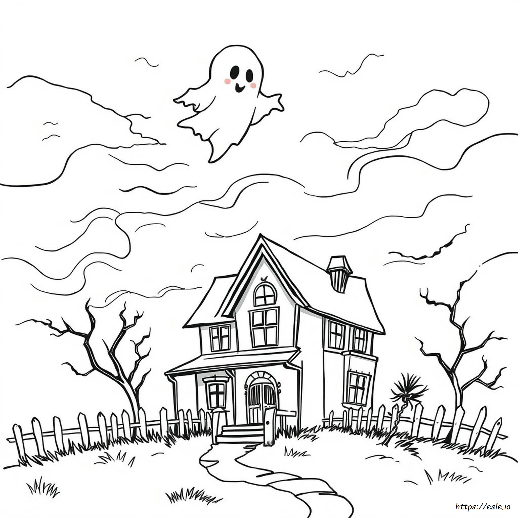 Scary Coloring Page - Free Printable