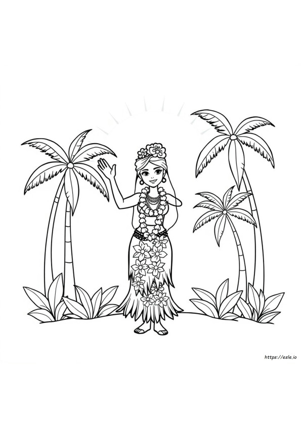 Aloha Coloring Pages