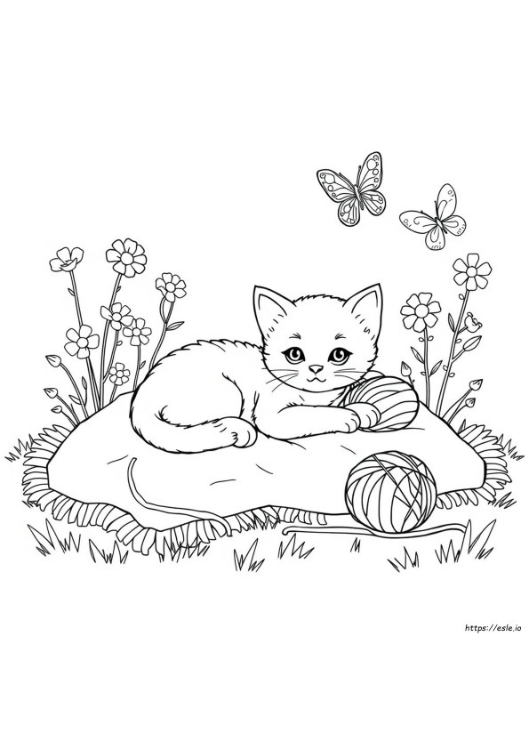 Kitty Images For Colouring