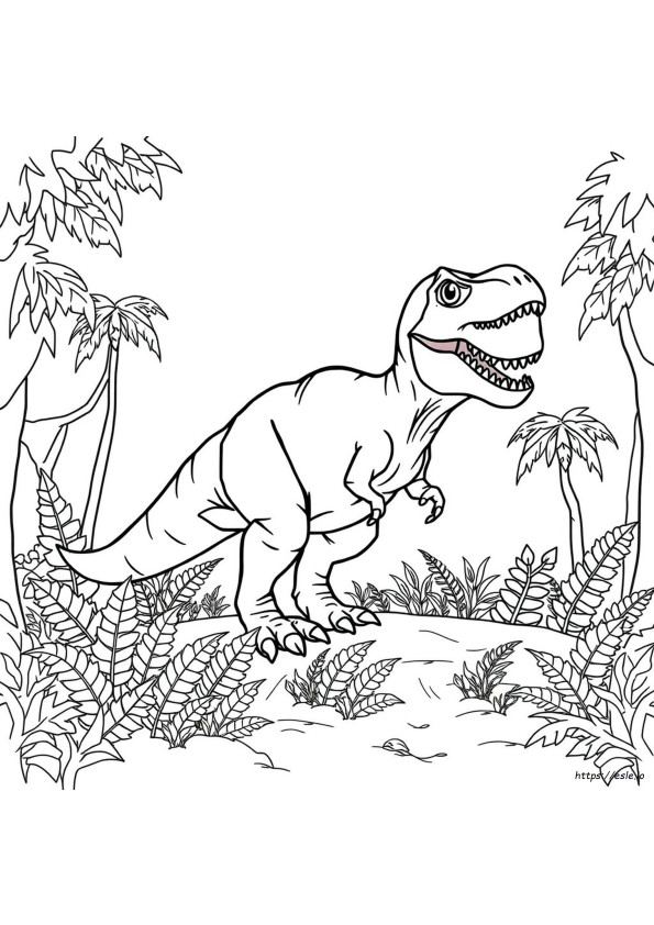 Dinozor T-Rex Boyama
