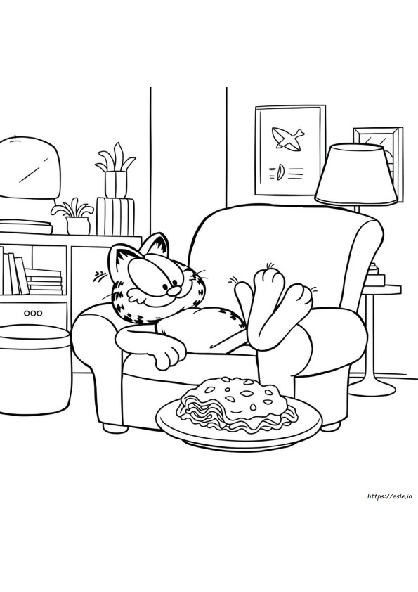 New Garfield Movie Coloring Pages