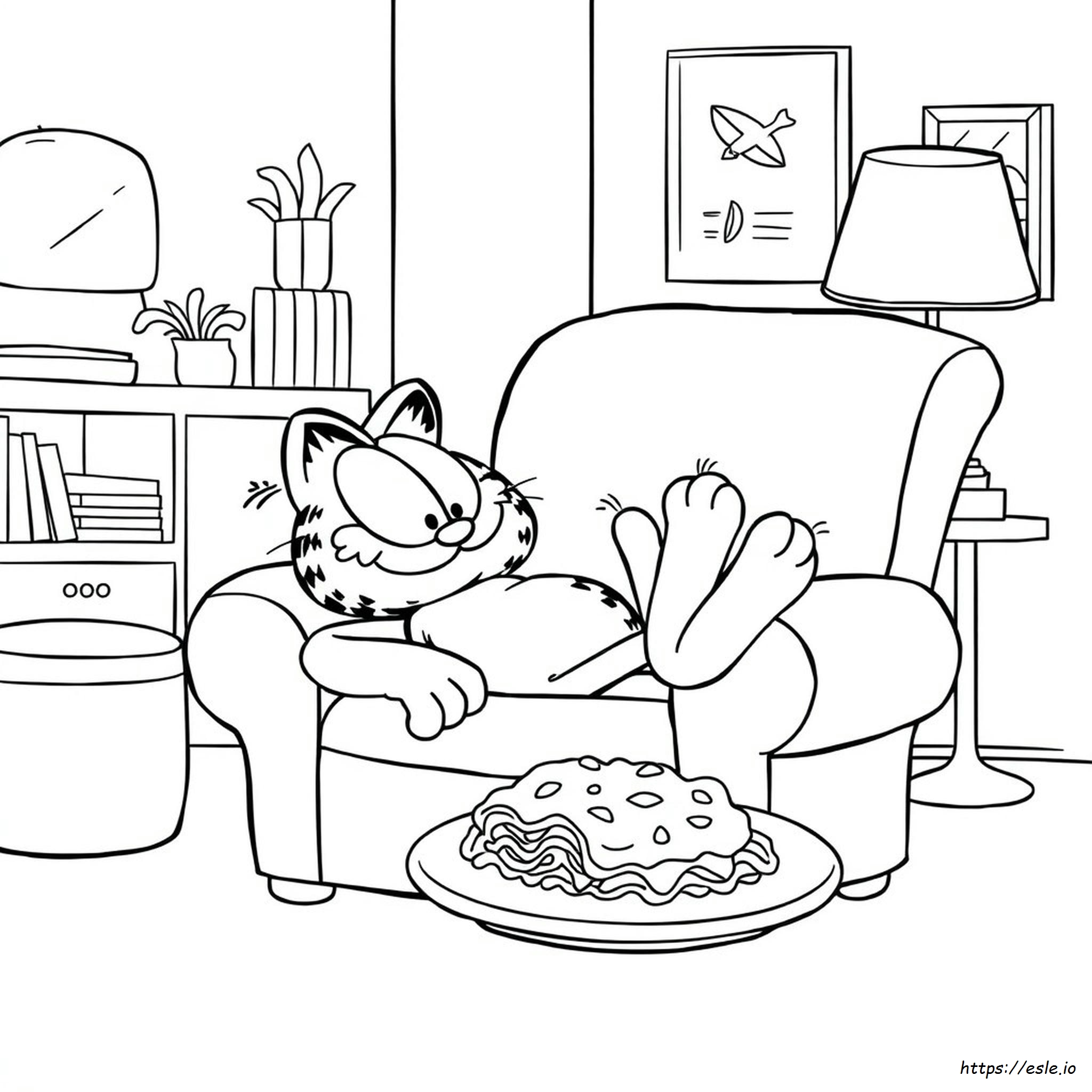 Új Garfield Film Kifestő Lap - Ingyenes Nyomtatható