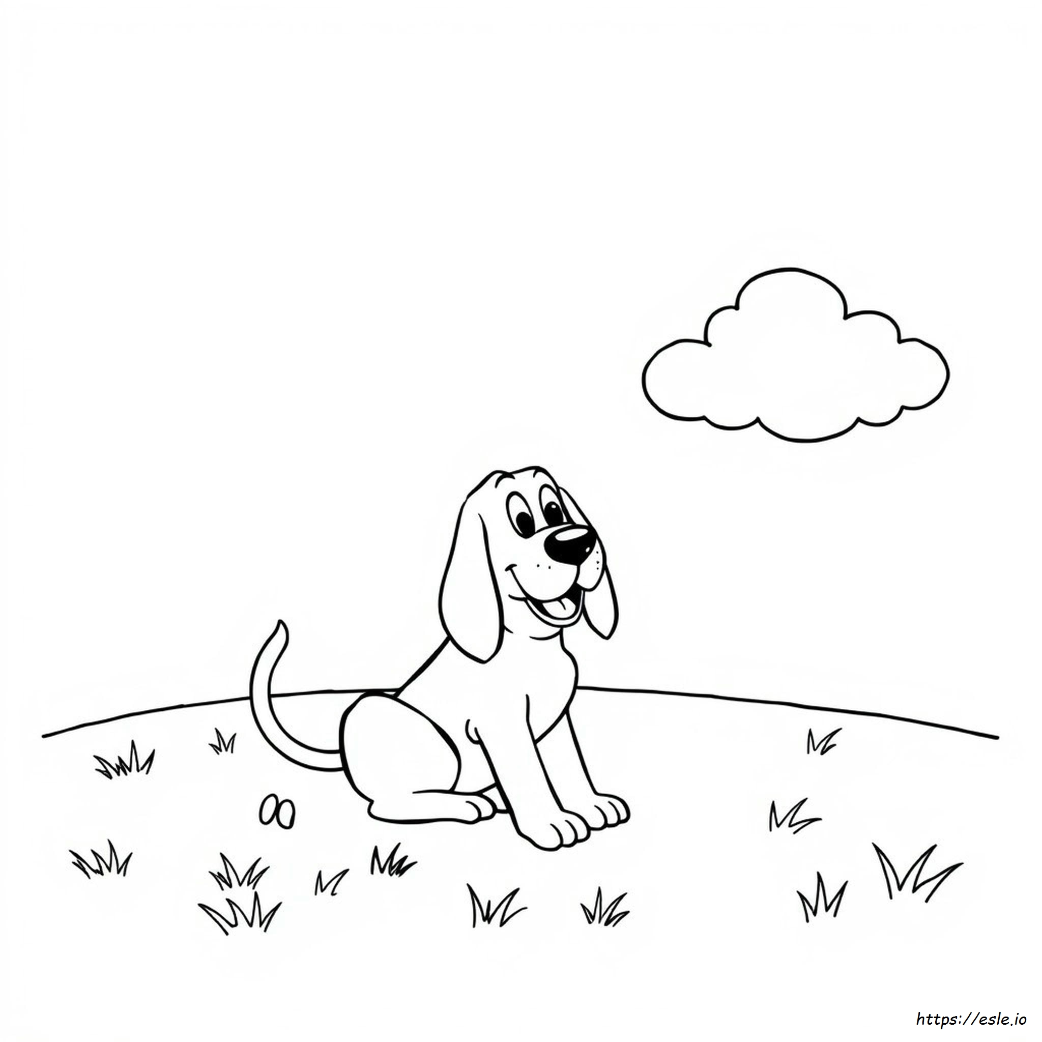 Coloriage Clifford Le Gros Chien Rouge À Imprimer