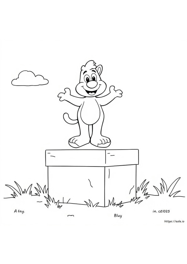 Bluey Giant Coloring Pages