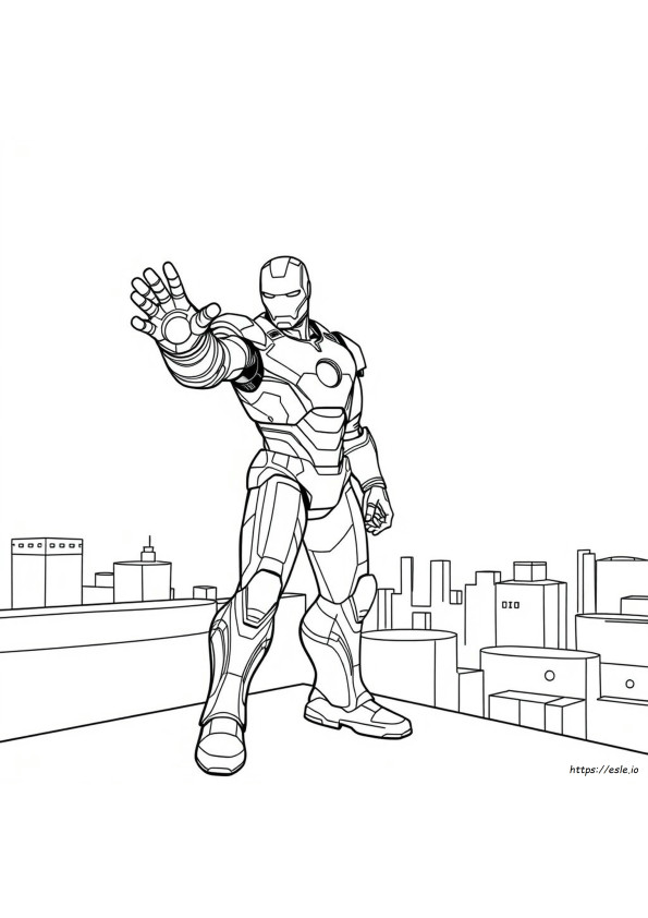 Avengers Iron Man Coloring Pages