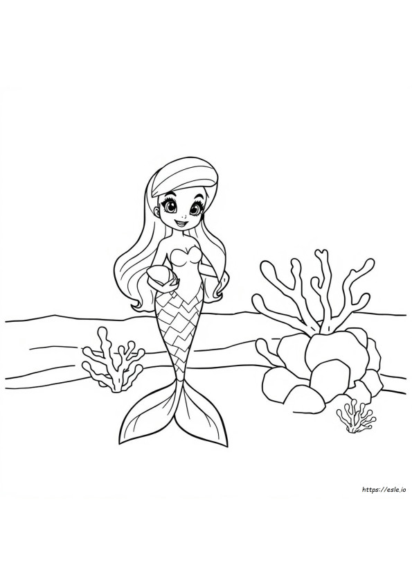 Mermista Coloring Page
