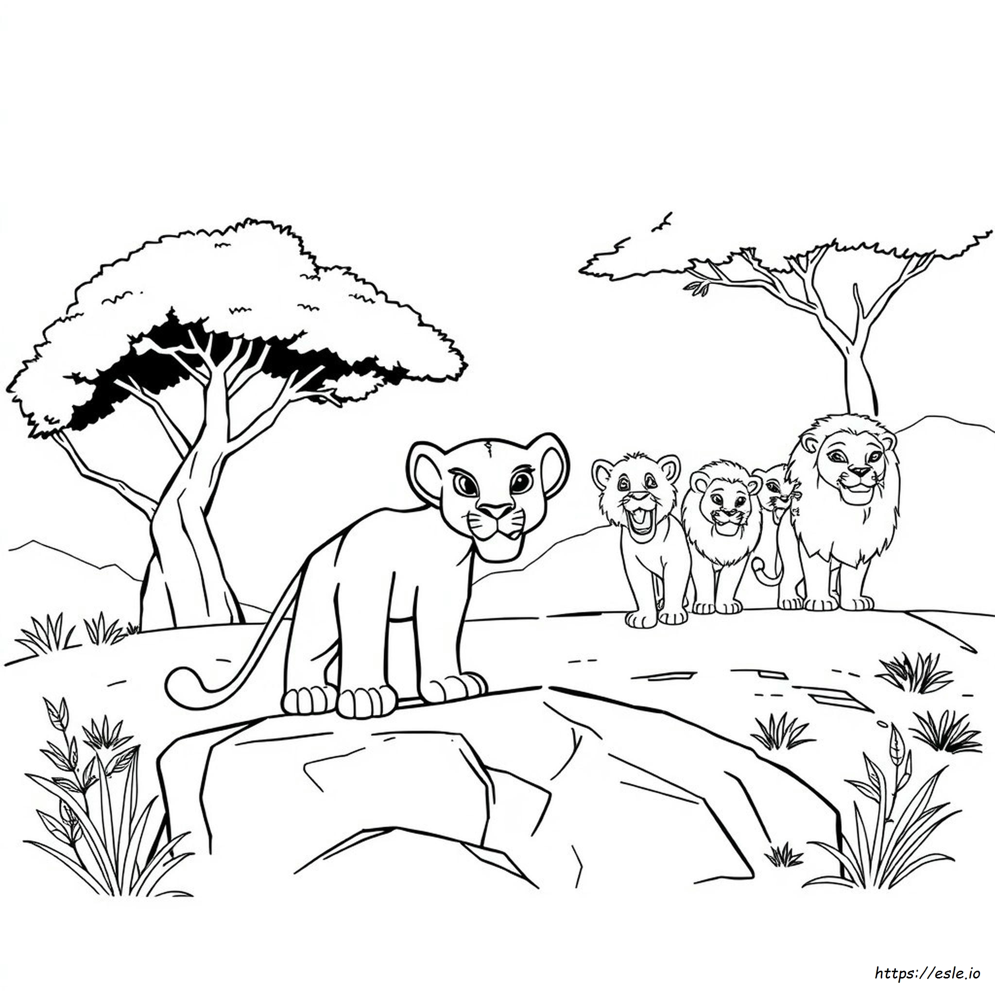 Lion Guard Coloring Pages Free