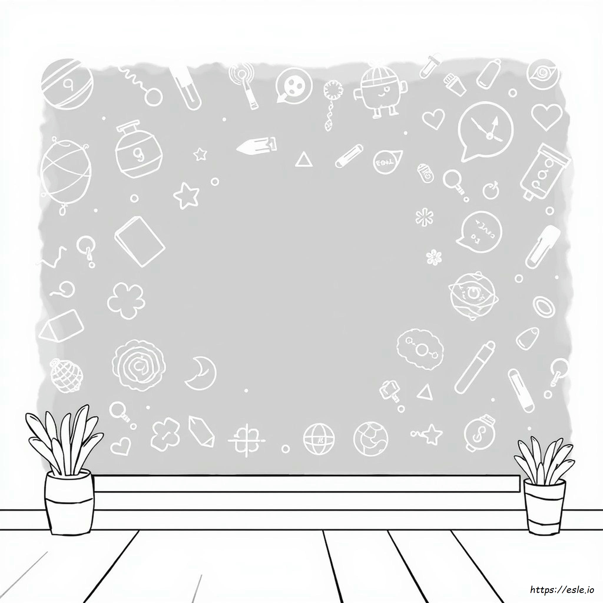 Lavagna Da Colorare - Disegno Gratuito