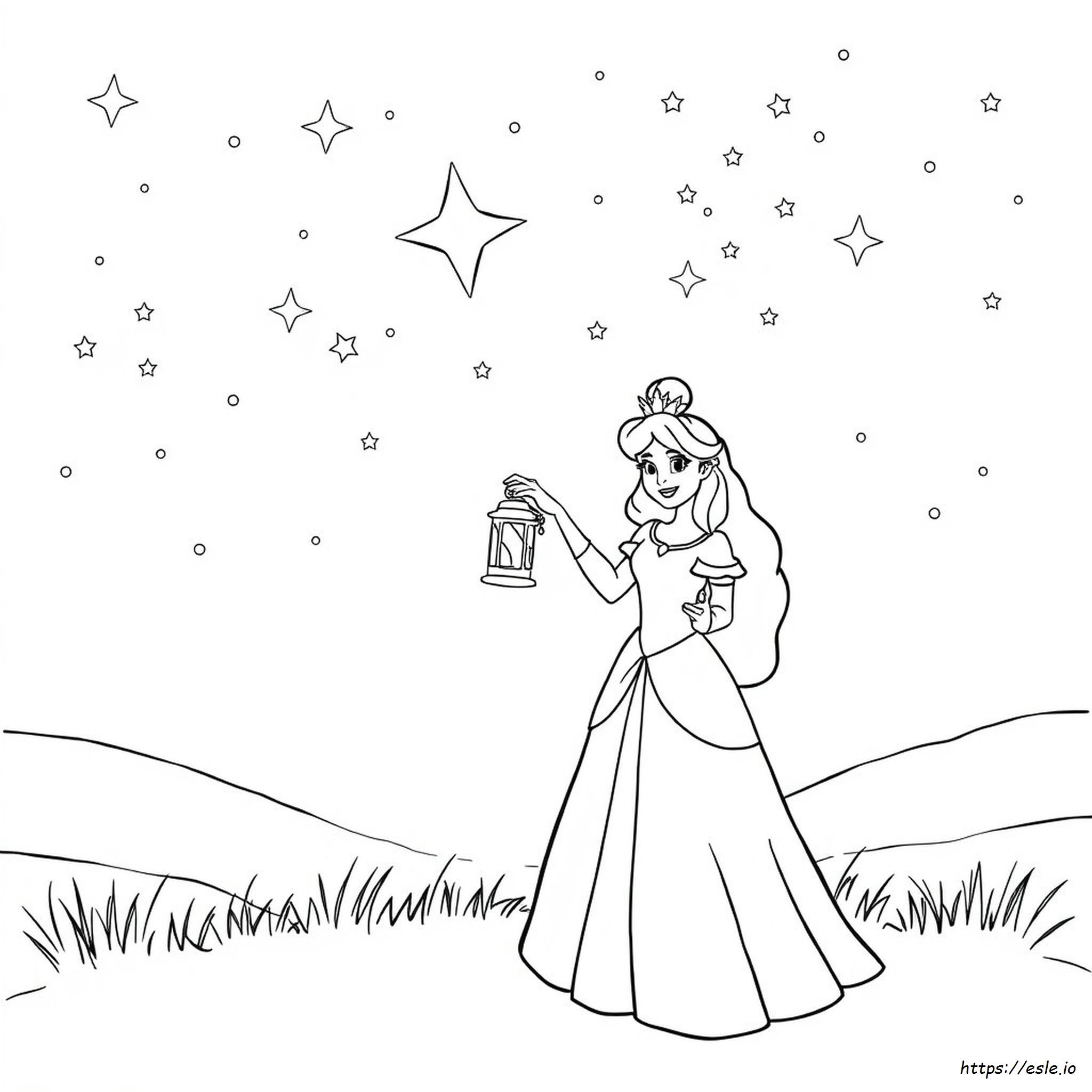 Disney Princess Coloring Page - Free Printable