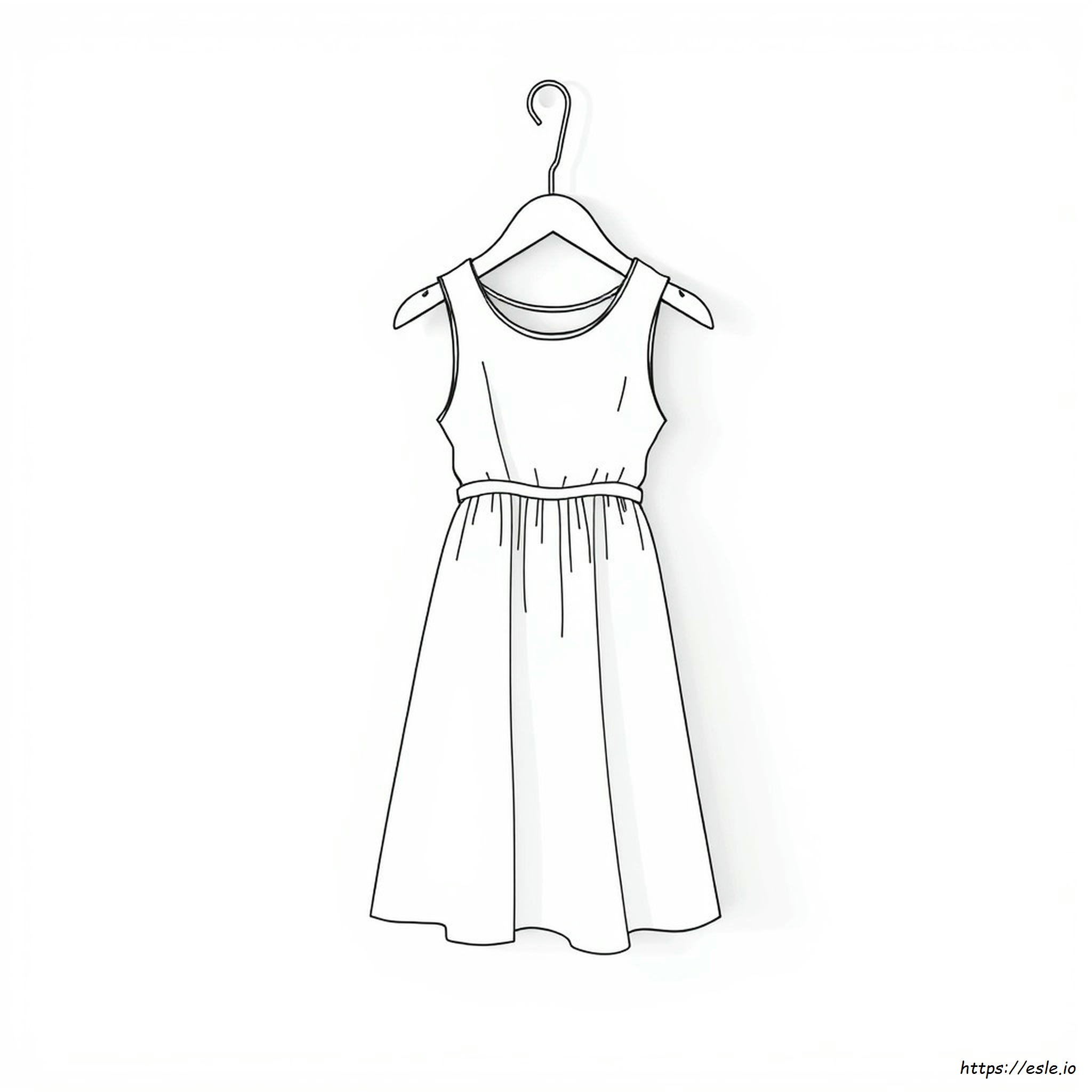 Colouring In Dress Coloring Page
