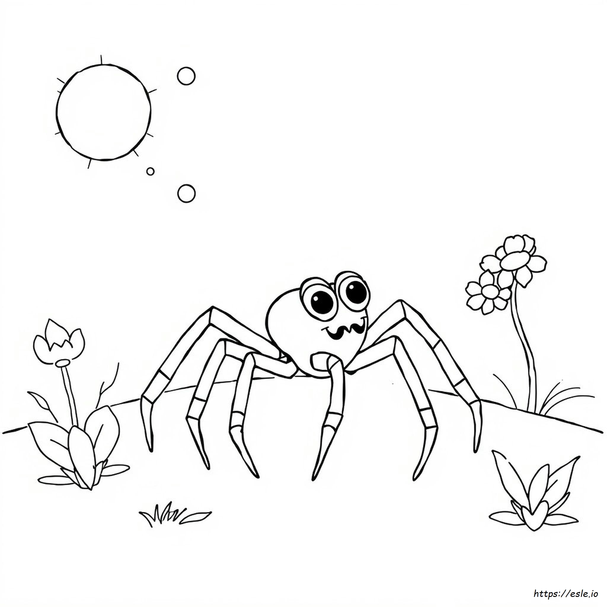 Incy Wincy Spider Da Colorare